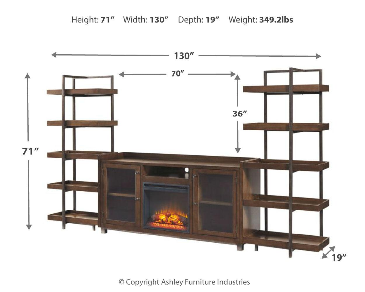 Starmore side view of pier shelf unit