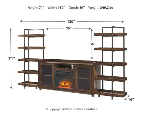 Starmore side view of pier shelf unit