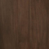 Detail of wood grain and finish on Starmore TV stand