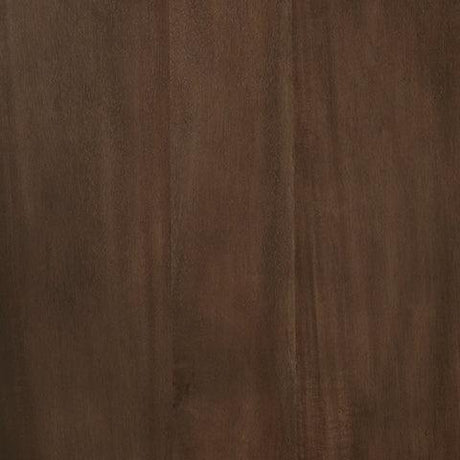Detail of wood grain and finish on Starmore TV stand