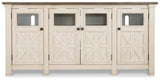 Bolanburg Two-tone 74 inch TV Stand angled view