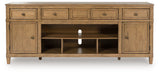 Sharlance TV stand front head-on view