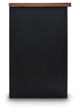 Wildenauer Brown/Black 76" TV Stand with Electric Fireplace view 3