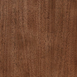 Kallari TV Stand warm brown and black finish detail