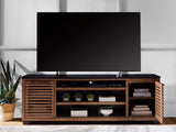 Kallari TV Stand open compartments detail