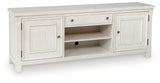 Robbinsdale TV Stand side angle with closed doors