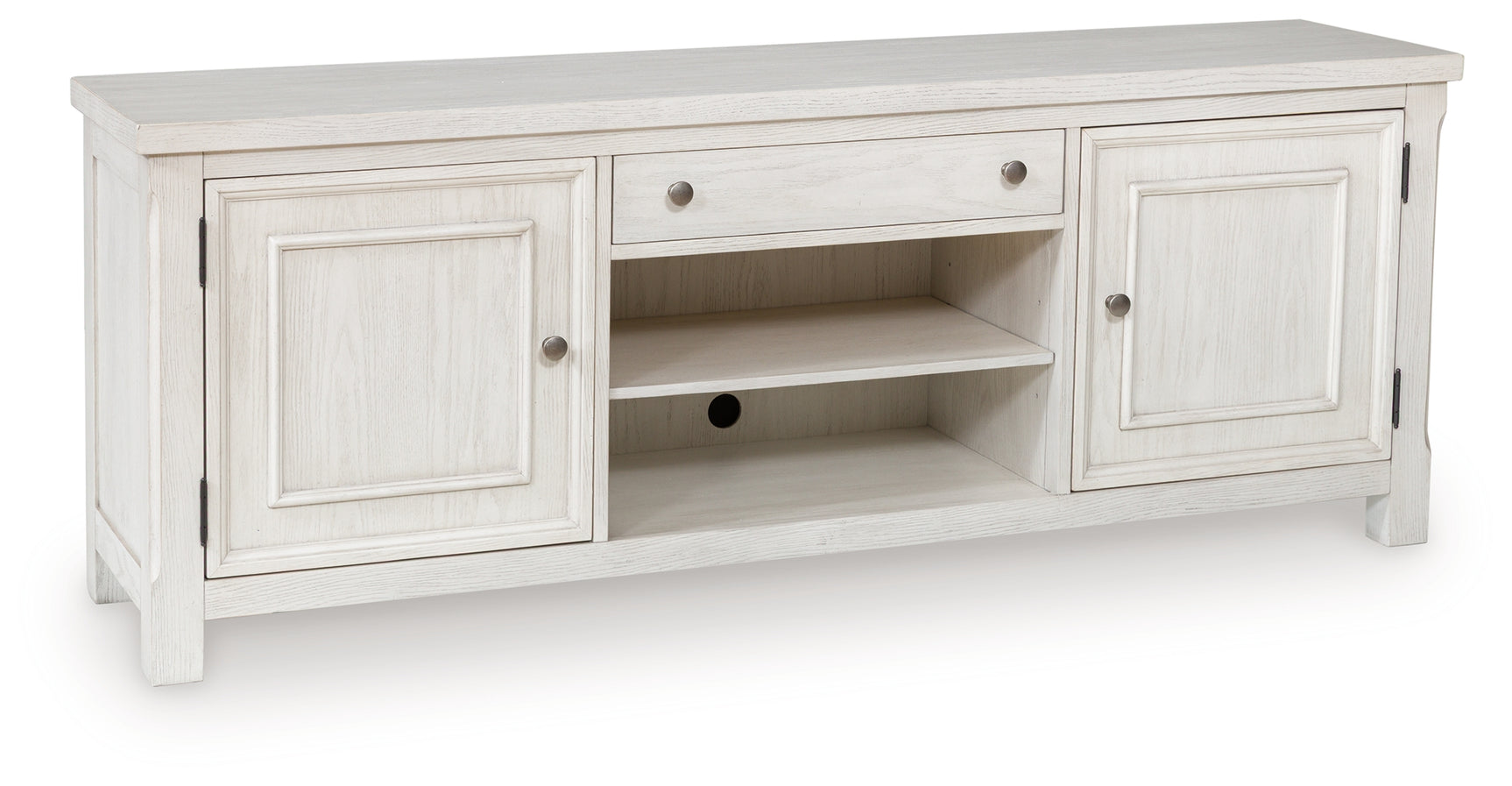 Robbinsdale TV Stand side angle with closed doors