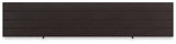 Detailed view of wood planked effect and distressing on Darborn TV stand