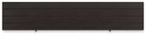 Top view of Darborn TV stand showing surface finish and texture