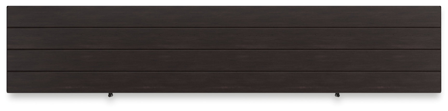 Top view of Darborn TV stand showing surface finish and texture