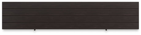 Top view of Darborn TV stand showing surface finish and texture