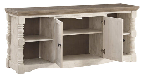 Top view of TV stand surface