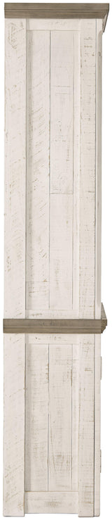 Side profile of Havalance Two-Tone Right Pier Cabinet