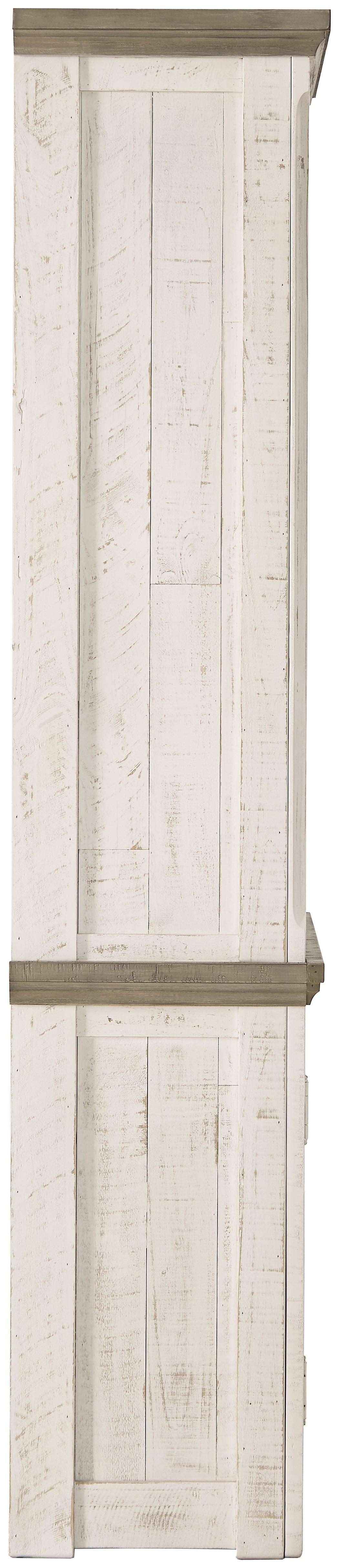 Side profile of Havalance Two-Tone Right Pier Cabinet