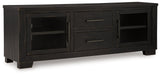 Galliden 80 inch TV stand angled closed
