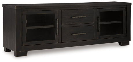 Galliden 80 inch TV stand angled closed