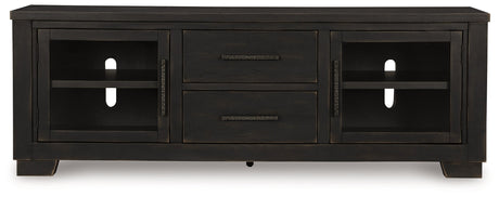 Galliden 80 inch TV stand head-on view