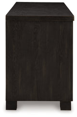 Galliden 80 inch TV stand side profile