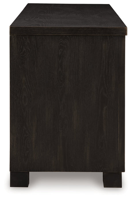 Galliden 80 inch TV stand side profile