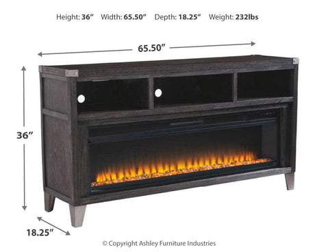 Todoe 65 inch TV Stand dimensions illustration
