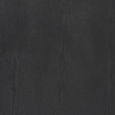 Close-up of Foyland black brown TV stand color and texture