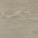 Top finish close-up of Foyland two-tone TV stand