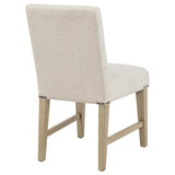 Naser Parsons Side Chair Set of 2 in Beige and Light Oak — product image 9