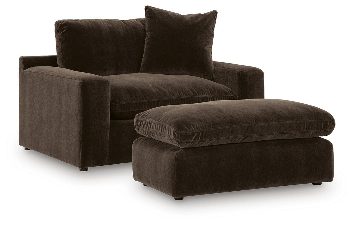 Maxton Bittersweet Heights Oversized Chair and Ottoman — product image 2