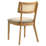 Fabra Cane Back Side Chair Honey Wheat Set of 2 — product image 7