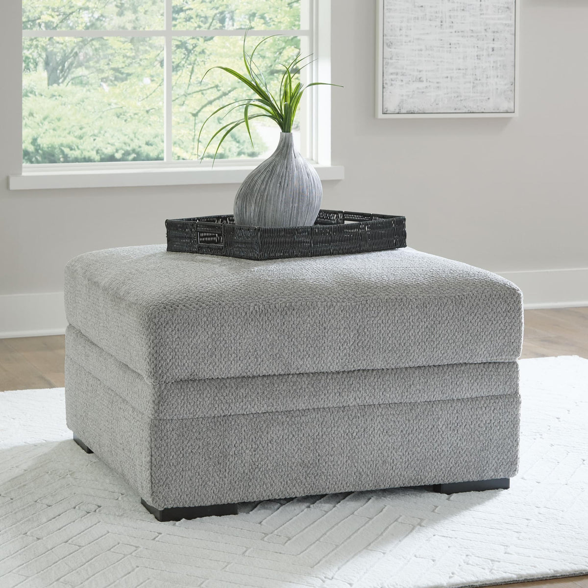 Casselbury Cement 2-Piece Sectional with Ottoman — product image 9