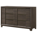 Farre 6-Drawer Dresser Dark Brown — product image 4