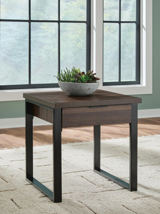 Wickman Falls Dark Brown End Table — product view