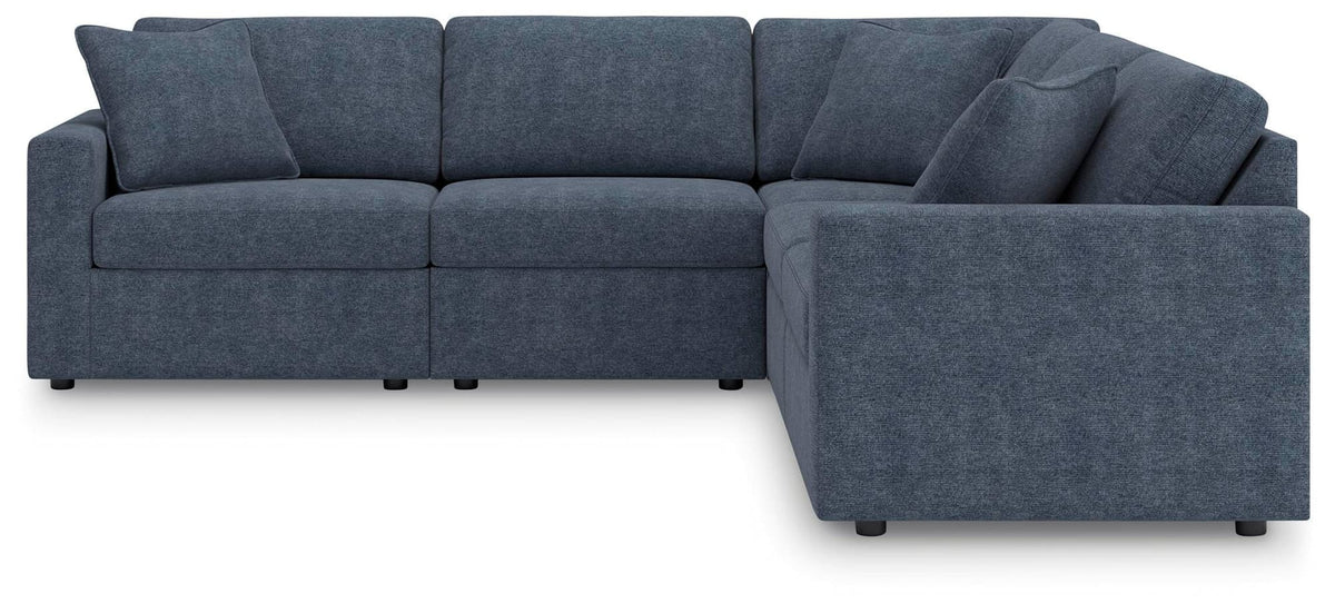 Modmax Ink Next-Gen Nuvella™ 5-Piece Sectional — front view