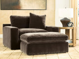 Maxton Bittersweet Heights Oversized Chair and Ottoman — product view