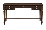 Cardano Charcoal Modern Tranisitional Traditional Acacia Solids And Veneers Writing Desk - Ella Furniture