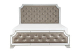 Avondale Gray Upholstered Tufted Panel Bedroom Set