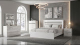 Viana 6-Drawer Bedroom Dresser White High Gloss — product image 14