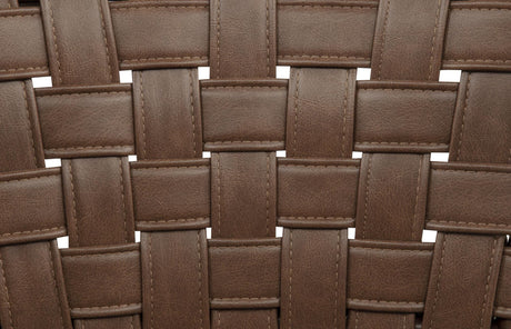 Tallis Woven Leatherette Back Counter Chairs Brown Set of 2 — product image 10