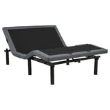 Weston Full Dual-Motor Massage Adjustable Bed Base in Black and Grey — product image 2