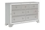 Avondale Gray Upholstered Tufted Panel Bedroom Set