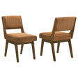 Galindo Nutmeg Upholstered Dining Side Chair Set of 2 — product view