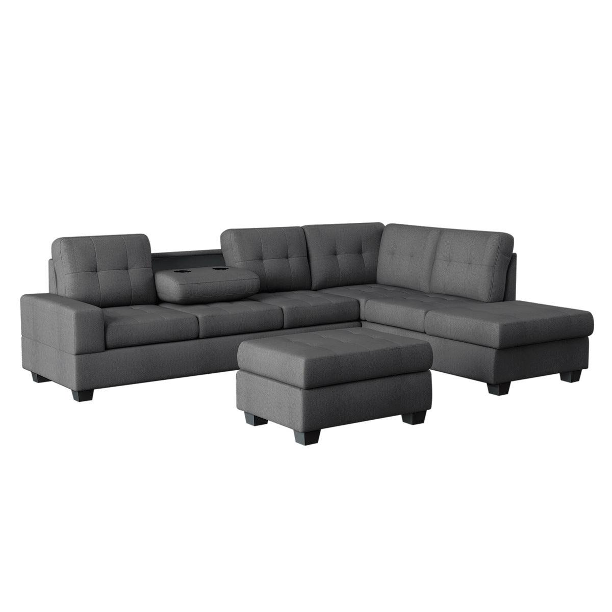 Alternate main view of the sectional sofa