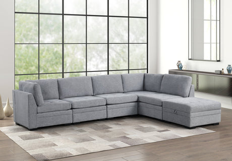 Main view of Sam Gray Modular Sectional sofa