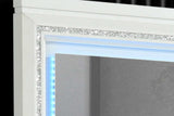 Aanya White LED Dresser & Mirror - Ella Furniture