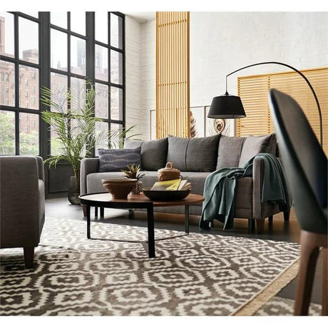 Smart Brown Armchair in room setting showcasing upholstery and style