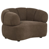 Casarin Brown Fabric 3-Piece Channel-Back Sofa Set — product image 6