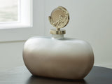 Acario Taupe/Gold Finish Jar from Decor Furniture