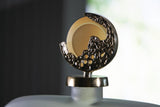 Acario Taupe/Gold Finish Jar detail view