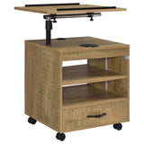 Lerma 1-Drawer Adjustable Tray Top Nightstand with Speaker Mango — product image 4