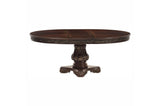 Deryn Park Cherry Modern Classic Traditional Solid Wood Upholstered Oval Dining Room Set - Ella Furniture